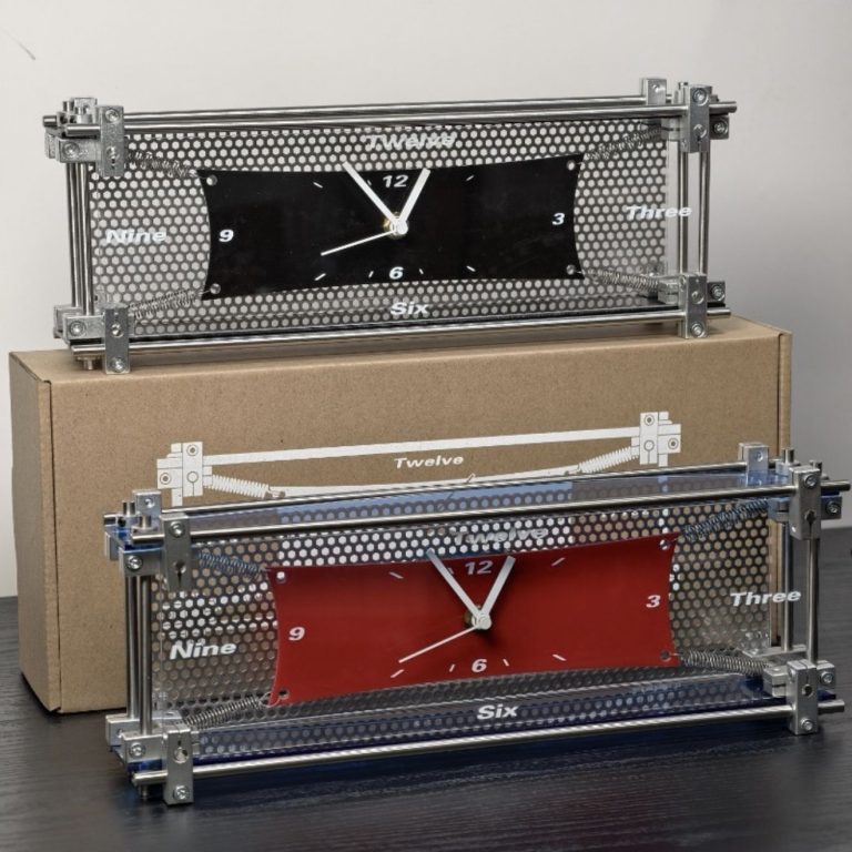 Industrial Tension Desk Clock – Handmade Mechanical Style Table Clock for Office & Home Decor